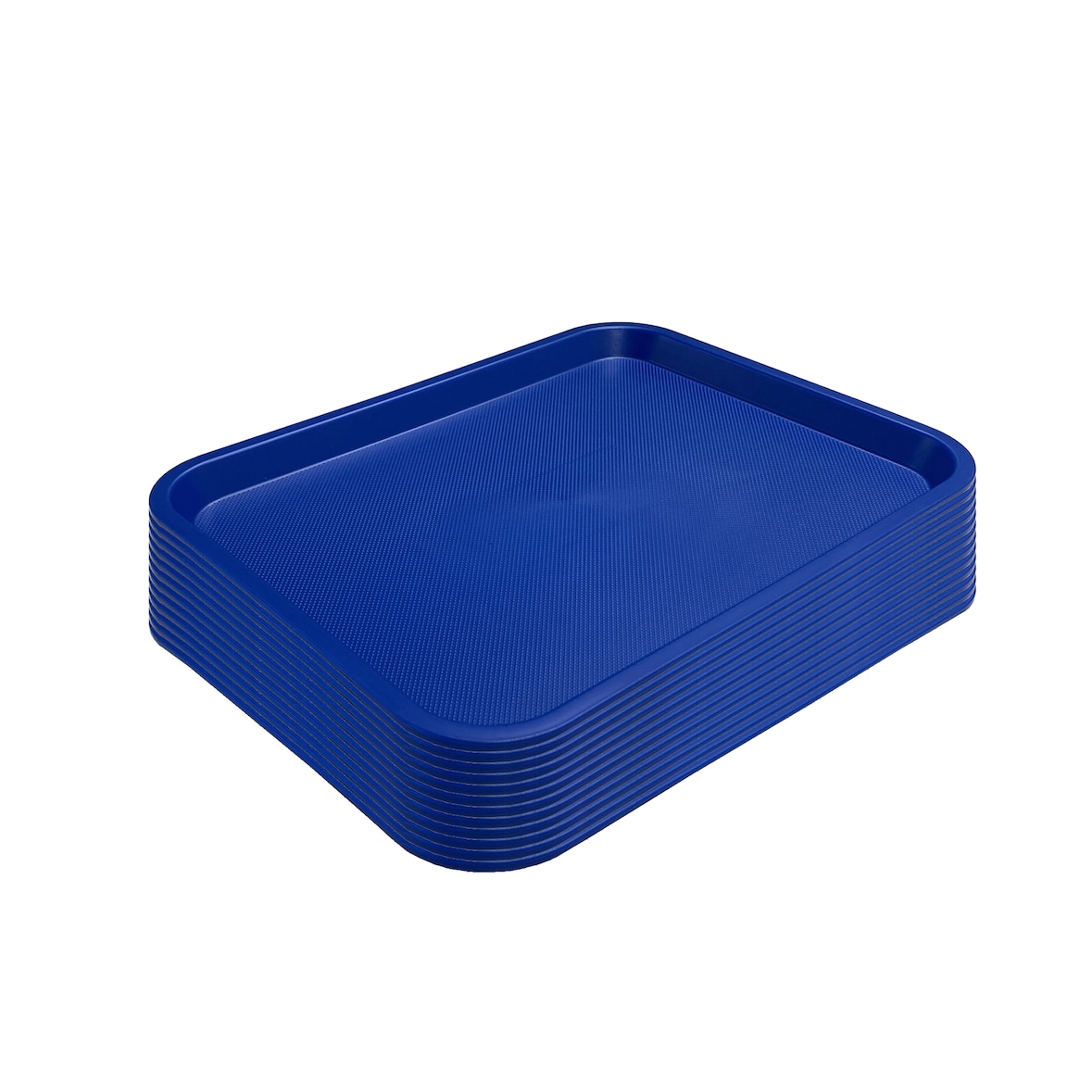 Plateau Fast Food 41 x 30 cm. Couleur bleu. (Lot de 12 unités). DENOX.