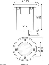 thumbnail of EVN Lichttechnik LED-Bodeneinbauleuchte PC67101502A