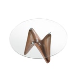 thumbnail of Angel Cerdá  Eettafel rond gehard glas 1126C Ø140 x 75