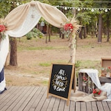 thumbnail of Securit® Quadro de Passeio "Woody" - Teca - Madeira acabamento pinho lacado - 55x85cm