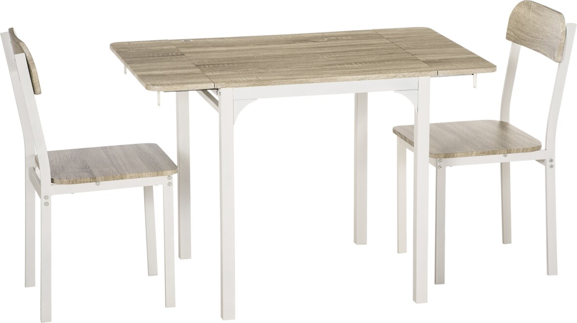 HOMCOM - Essgruppe - 110L x 70B x 75H cm - mehrfarbig