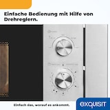 thumbnail of Exquisit Einbau-Mikrowelle EMW10-020 inox | max. 800 W | Garraum 20 l | Inox Front