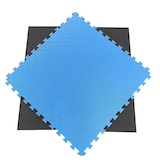 thumbnail of Arquiservi - Esterilla Tatami Puzzle 1x1x20mm Negro-Azul (Lote 20Uds)  Antideslizante, yoga, pilates, multifuncional.