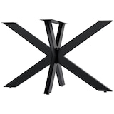 thumbnail of DELUKE® Tischgestell Metall THORN Stahlgestell beschichtet, 71x120x68cm HxBxT| Tischbeine Outdoor Tischfüße Tischuntergestell Schwarz