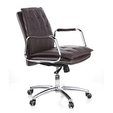 thumbnail of Bürostuhl / Chefsessel VILLA 10 Nappaleder braun hjh OFFICE