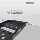 thumbnail of TRUTZHOLM 1 x Auffahrrampe 2-fach klappbar 199cm Traglast 340 kg Alu schwarz geriffelt/ gelocht Rampe Verladerampe