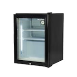 thumbnail of Gastro-Cool Schwarzer Mini Gefrierschrank mit Glastür / 51l - GCGW50