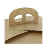 thumbnail of MONOUSO - Scatola di cartone Kraft per Panettone 500g 18,5x18,5x18,5cm (100 Pezzi)