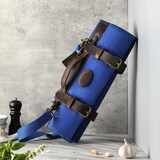 thumbnail of Hezhen - Messentas van canvas/leer - 43x15x15 cm - 900 gram - Blauw