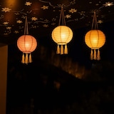 thumbnail of Juego de 3 farolillos solares D20cm SHANGRI LA