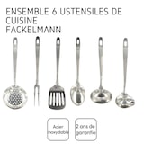 thumbnail of Set di utensili da cucina in acciaio inossidabile Fackelmann Oxford da 6 pezzi