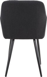 thumbnail of CHEFGASTRO Esszimmerstuhl SPRINGFIELD Stoff HxBxT 84x47x44cm Schwarz Küchenstuhl