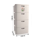 thumbnail of Stefanplast-Cassettiera Domus 4 Cassetti Bianco Polvere