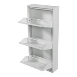 thumbnail of Helloshop26 - Scarpiera con 3 cassetti ribaltabili bianco 03_0007637