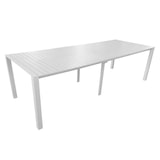 thumbnail of Mesa de jardín extensible 52/260 cm en aluminio blanco
