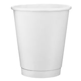 thumbnail of MONOUSO - Bicchiere di Carta Bianco Parete Doppia Liscio 8Oz/240ml Ø8,0cm (500 Uds)