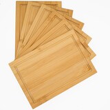 thumbnail of 6er Set: Frühstücksbrettchen Holz 22x15 Brotzeitbretter Kleine Schneidebretter