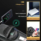 thumbnail of Sac À Dos Ordinateur En Cuir Grande Capacité Avec Ports USB Et Type-C YONIS