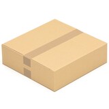 thumbnail of 50 Faltkartons 350 x 350 x 100 mm Kartons 35 x 35 x 10 cm Versandkartons Wellpappe