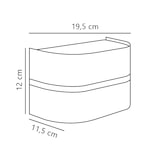 thumbnail of Applique murale SIBELIS  Matière plastique Anthracite, H.12 - IP44 - E27 / Extérieur