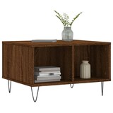 thumbnail of Table basse Chêne marron 60x50x36,5 cm Bois d'ingénierie Modèle Flex Évasion Pro