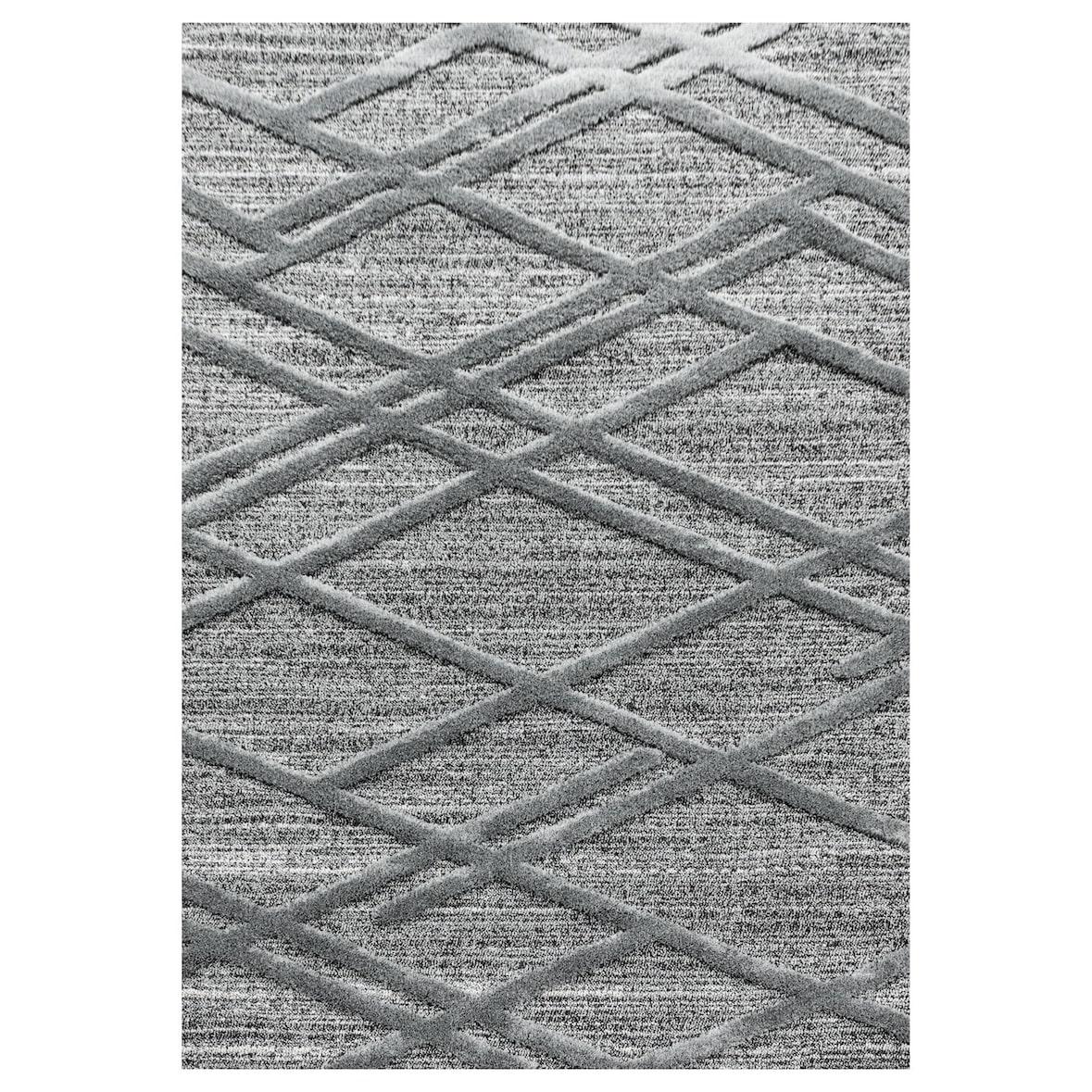 Carpetsale24 Teppich 280x370 cm Grau, Hochflor Wohnzimmer Teppich, Weich & Flauschig, Skandinavisch Boho Stil, Langflor Shaggy, Skandi Design