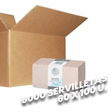 thumbnail of Servilleta Airsoft 20x20cm 2 capas natural Blancoplata 4500 unidades