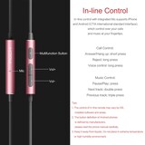 thumbnail of Écouteurs Smartphones Intra-Auriculaires Stéréo Jack Micro Volume Or Rose YONIS