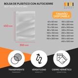 thumbnail of Bolsas de Plástico Transparente con Autocierre para todo tipo de usos - SIDI (350x450mm, 100uds)