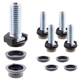 thumbnail of WAGNER Verstellfuß/Nivellierfuß 4tlg. Set - Ø 20 x M10 x 25 mm, QuickClick System Gleiteinsatz 20 mm Wollfilz - 15428499