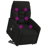 thumbnail of vidaXL Massagesessel mit Aufstehhilfe Schwarz Mikrofasergewebe