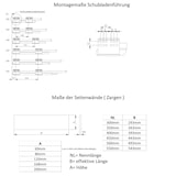 thumbnail of Push to Open Schubladensystem Schubkasten-Set Vollauszug Anthrazit 550mm 86mm