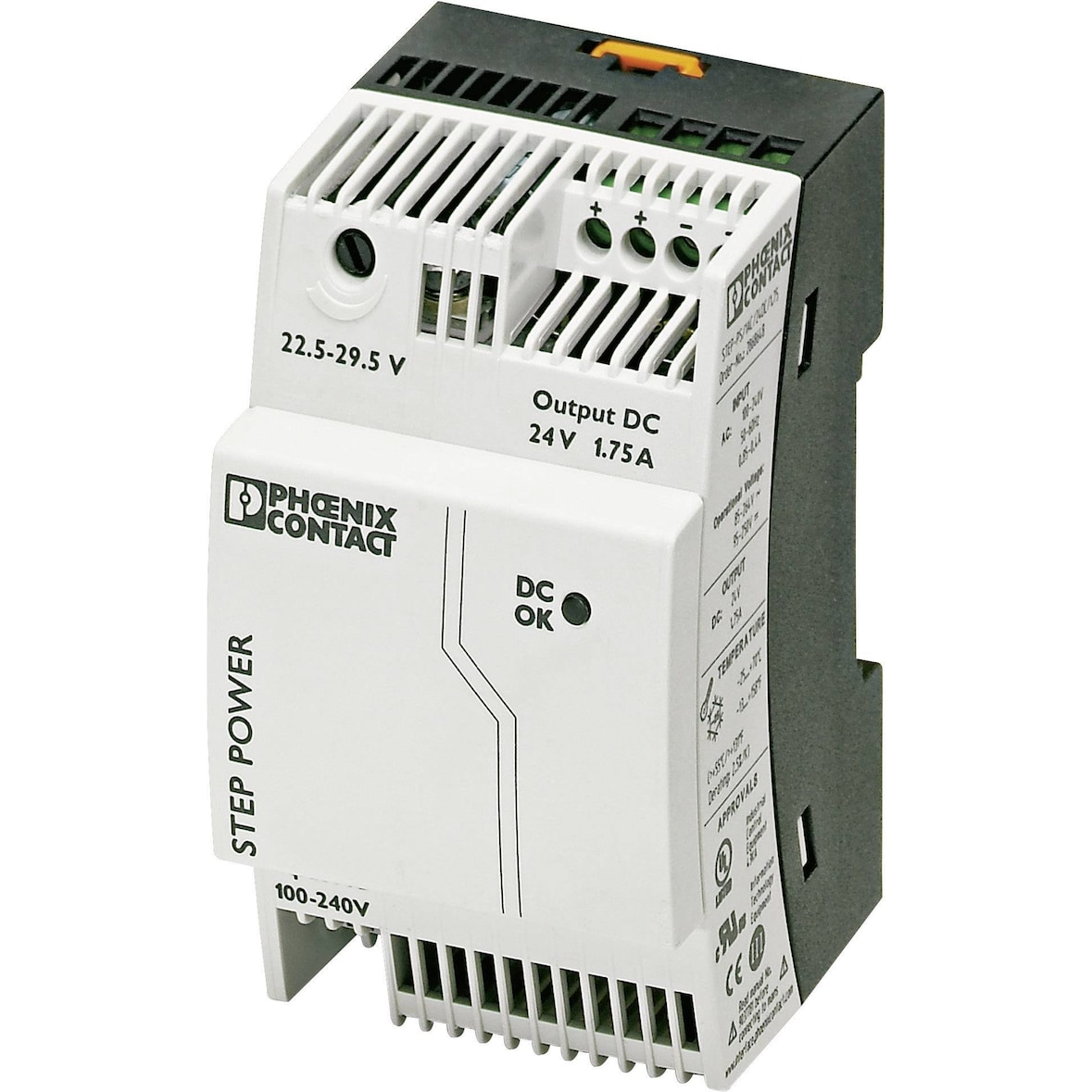 Phoenix Contact STEP-PS/1AC/24DC/1.75 Hutschienen-Netzteil (DIN-Rail) 24 V/DC 1.9 A 42 W Anz 2868648