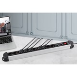 thumbnail of Sygonix SY-4755860 Überspannungsschutz-Steckdosenleiste Silber, Schwarz Schutzkontakt 1 St.