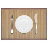 thumbnail of 6 bamboe placemats 30 x 45 cm bruin