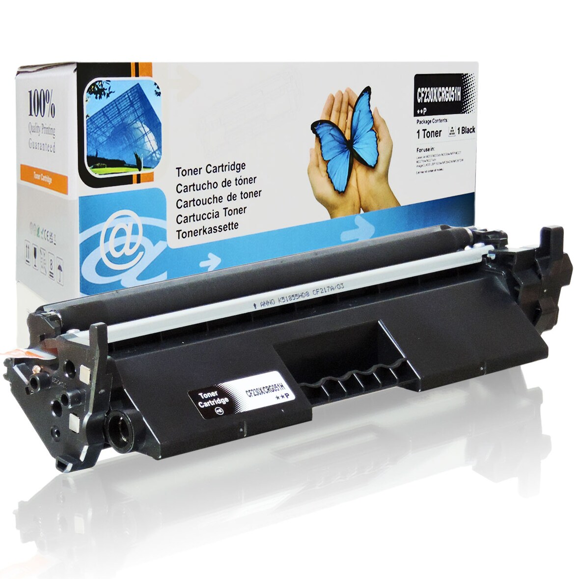 Kompatibel HP 30A und 30X, CF230X BK Schwarz Black XXL-Toner Patrone für 4.100 Seiten von D&C