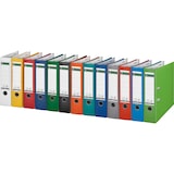 thumbnail of Archivador de palanca Leitz. Plástico forrado. 180º. DIN A4. Lomo 80 mm. azul. Pack de 20