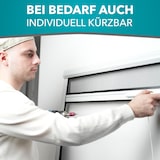 thumbnail of Fliegengitter Insektenschutz Fenster Rollo Alurahmen Bausatz Insektenschutzrollo,Farbe:braun (RAL8017),Größe (Breite x Höhe):60 x 100 cm