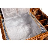 thumbnail of eGenuss Picknickkorb für 4 Personen mit Kühlfach und Zubehör - Blau