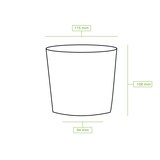 thumbnail of greenbox - Suppenbecher aus Karton 650 ml, Ø 114 mm, braun, Icons, 250 St.