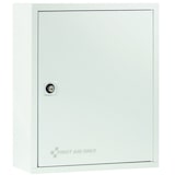 thumbnail of Erste-Hilfe-Schrank, weiß lackiertes Metall, abschließbar