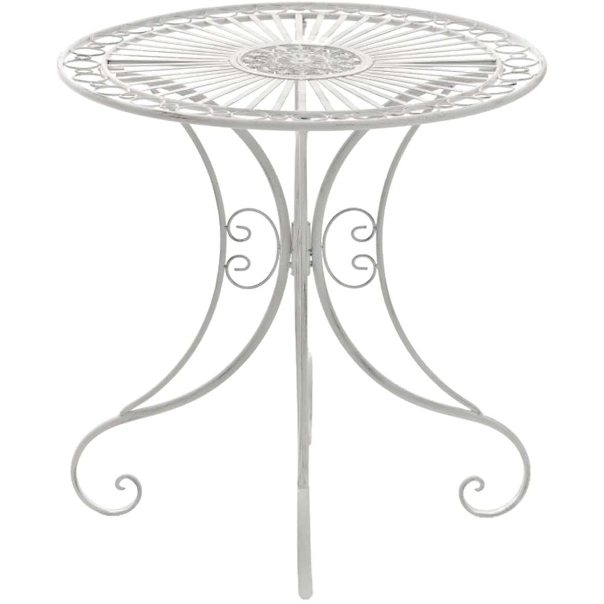 Tisch Hari antik weiß