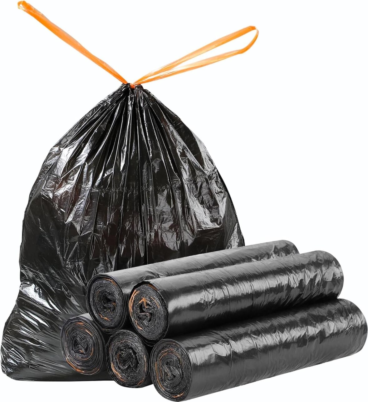 Joybos - 5 Rollen Müllbeutel mit Kordelzug