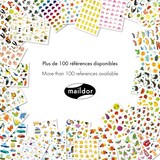 thumbnail of Maildor 10x Cooky, 1 Stickerbogen 7,5x12cm, Jahrmarkt - Mehrfarbig CY141C