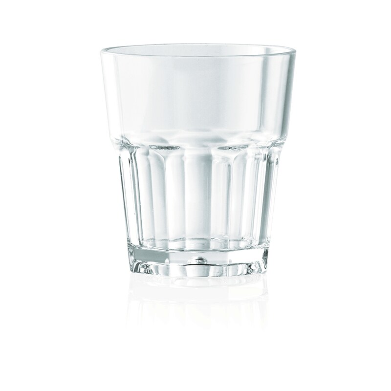 24x WAS Germany Wasserglas Pool 240 ml Polycarbonat