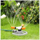 thumbnail of BRADAS Drehsprenger 3-Arm Kreisregner Rasensprenger Sprinkler 85qm WL-Z16