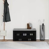 thumbnail of vidaXL Schuhbank Schwarze Eiche 100 x 35 x 45 cm Holzwerkstoff