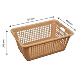 thumbnail of GILAC Corbeille à linge - 100 L - Beige G611147