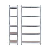 thumbnail of Pack 2 Estanterías Modulares Galvanizadas con 5 Baldas Ajustables 180x90x40cm 875Kg 7house