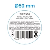 thumbnail of Bidasoa Ikonic Plato Llano Gres 20,2X19,7X1,3Cm